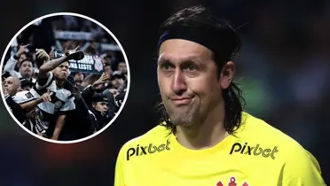 Cássio em ação pelo Corinthians