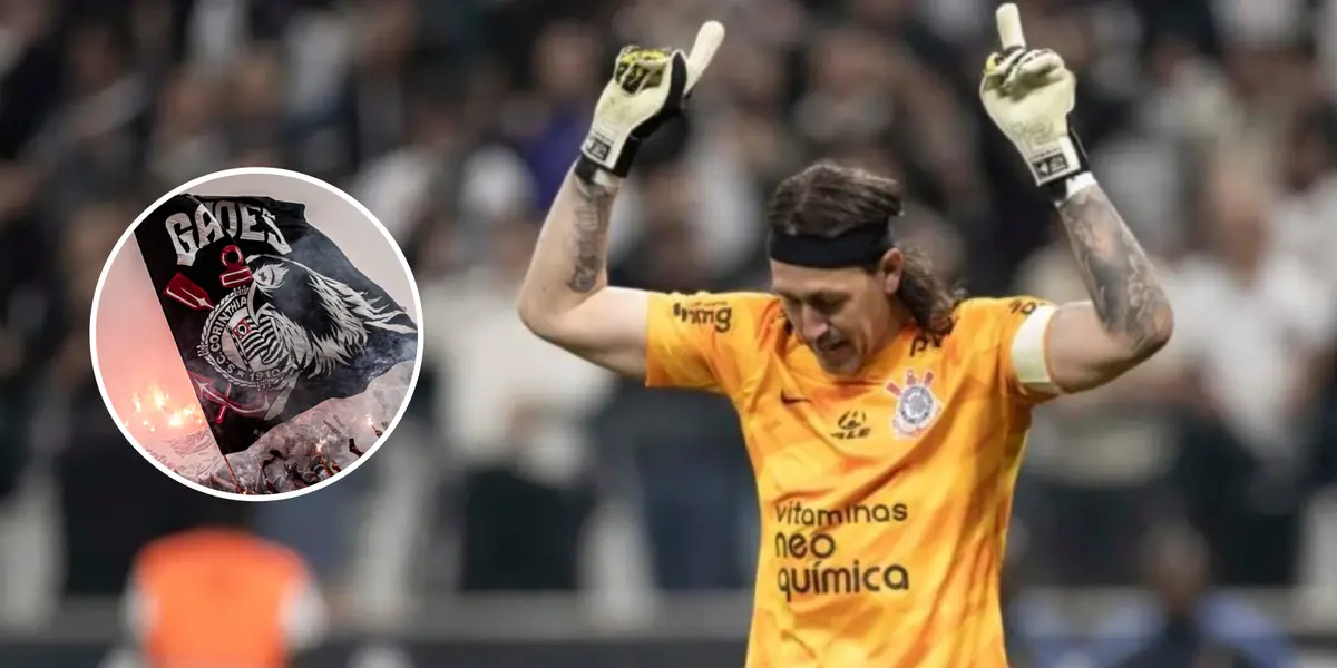 Cássio pelo Corinthians na Neo Química Arena