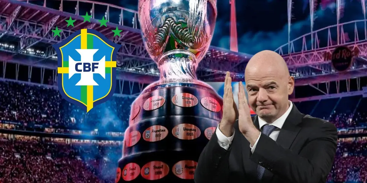 CBF não teve representante oficial no sorteio da Copa América de 2024