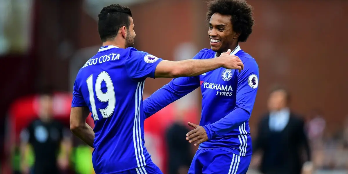 Centroavante quer repetir parceria com Willian, que deu certo no Chelsea