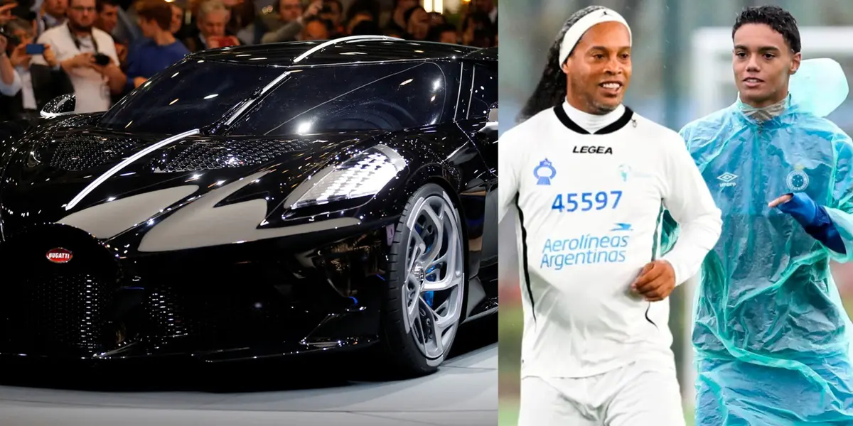 Chegada de João Mendes, filho de Ronaldinho, ao Barcelona é oficial