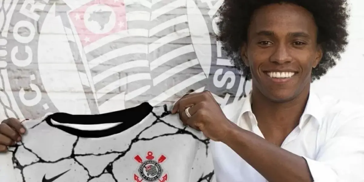 Chegada de Willian ao Corinthians foi o último grande reforço dessa janela de transferência anunciado na segunda-feira (30/08)