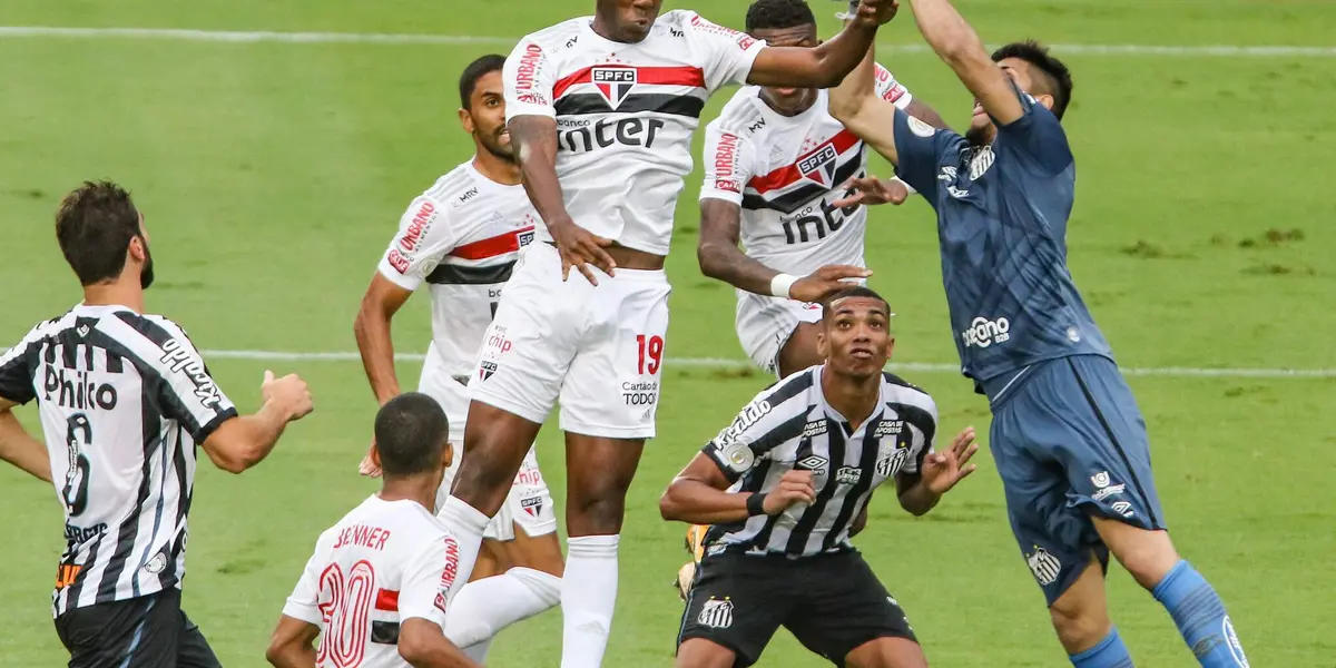 Clássico paulista entre Santos e São Paulo é um dos destaques da rodada do Brasileirão