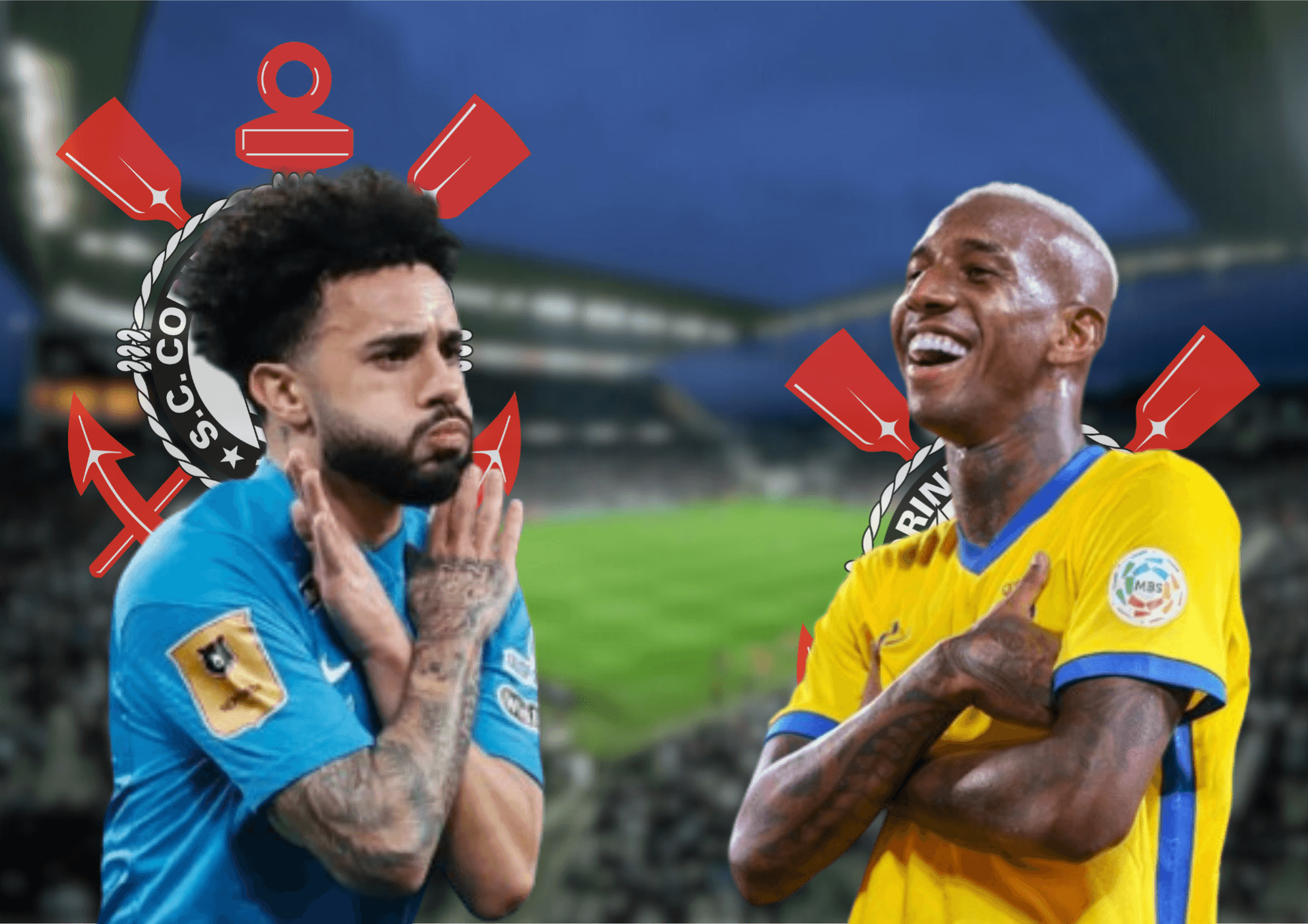 Claudinho e Talisca