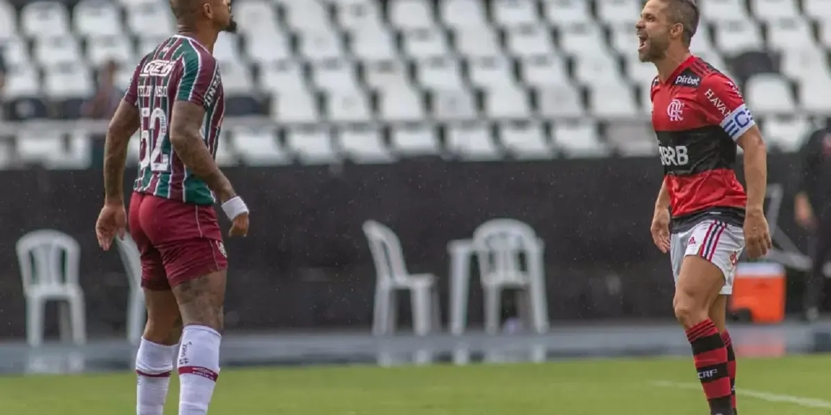 Clima foi quente no primeiro tempo do clássico carioca