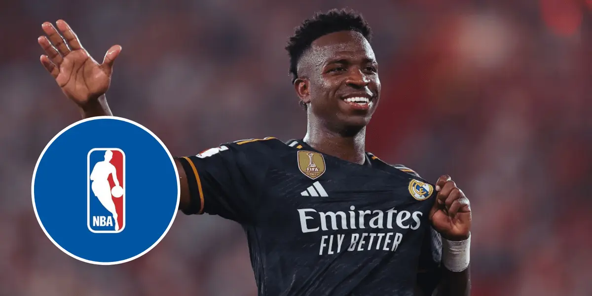 Com uma lesão e com folga da fisioterapia, Vinicius Jr assistiu a jogos da NBA