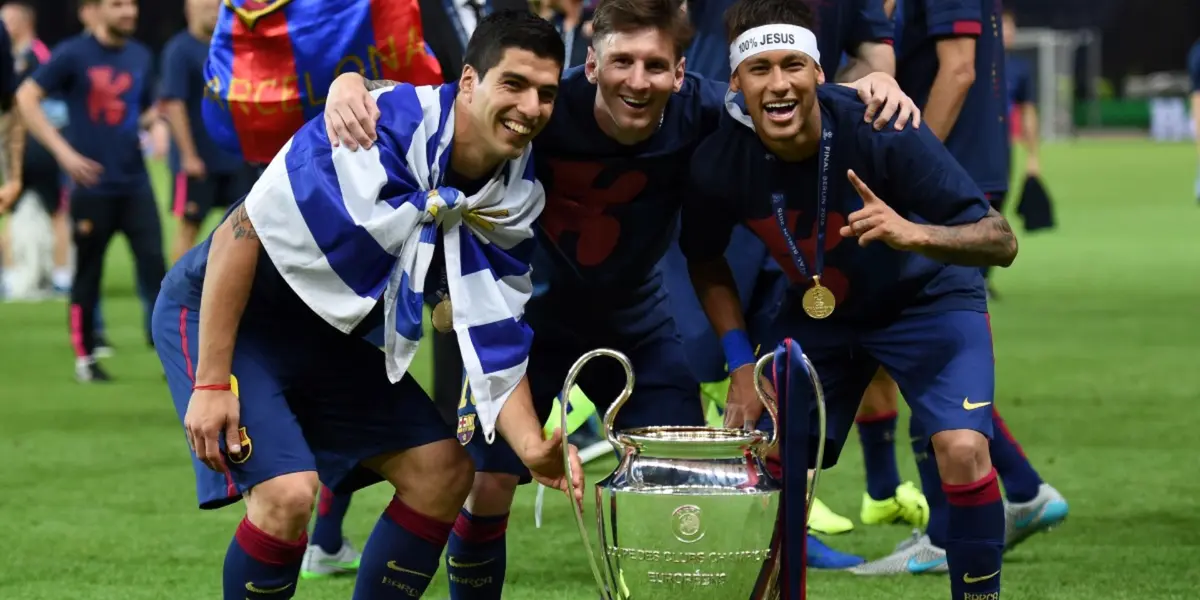 Craque brasileiro reacendeu a chama da esperança dos fãs ao manifestar o desejo de voltar a jogar ao lado do uruguaio e do argentino