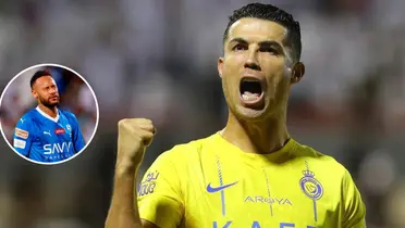 Cristiano Ronaldo comemora gol marcado pelo Al-Nassr