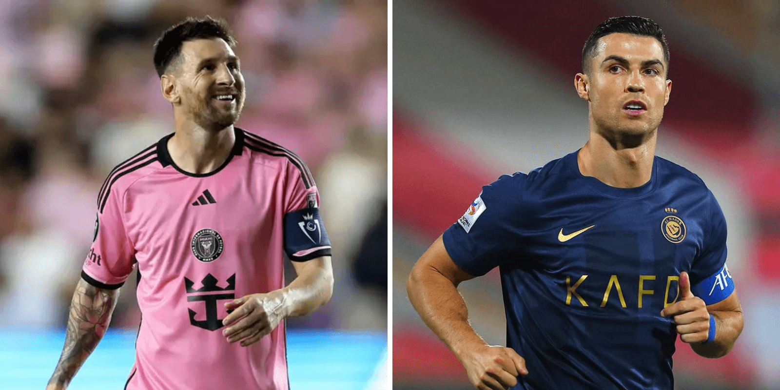 Cristiano Ronaldo e Lionel Messi continuam recebendo altos valores