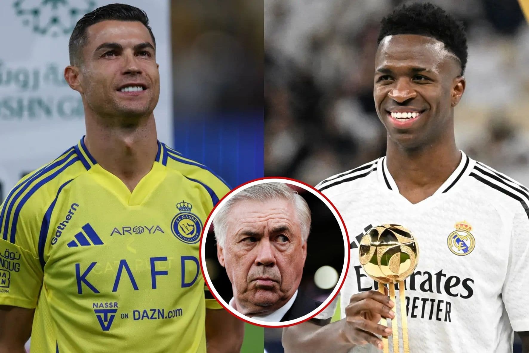 Cristiano Ronaldo e Vini Jr. em destaque