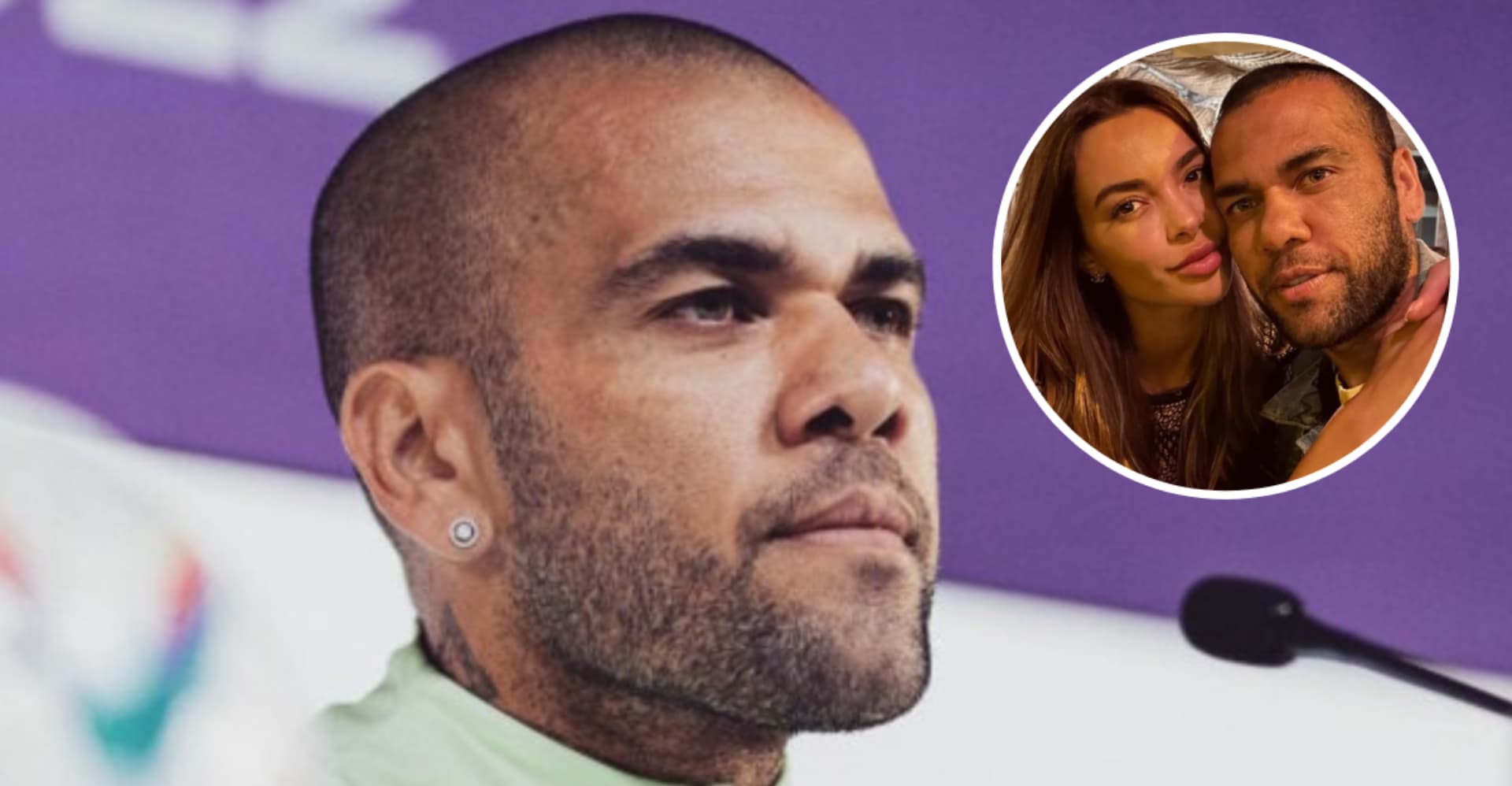 Daniel Alves e Joana Sanz