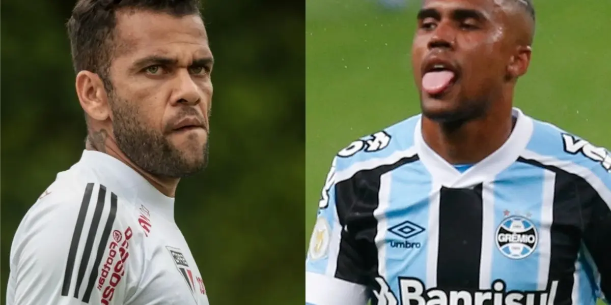 Daniel Alves fez postagem em forma de desabafo e foi acompanhado por Douglas Costa sobre clima pesado tanto no São Paulo, quanto no Grêmio