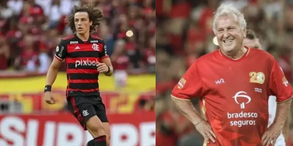 David Luiz deixou o Flamengo, e Zico falou sobre a situação