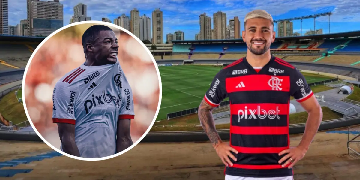 De la Cruz e Arrascaeta em ação pelo Flamengo