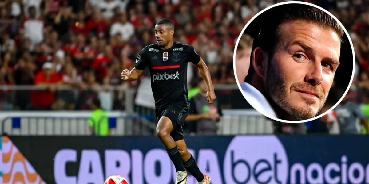 De la Cruz em ação pelo Flamengo