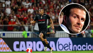 De la Cruz em ação pelo Flamengo