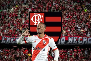 De La Cruz estreou pelo Flamengo
