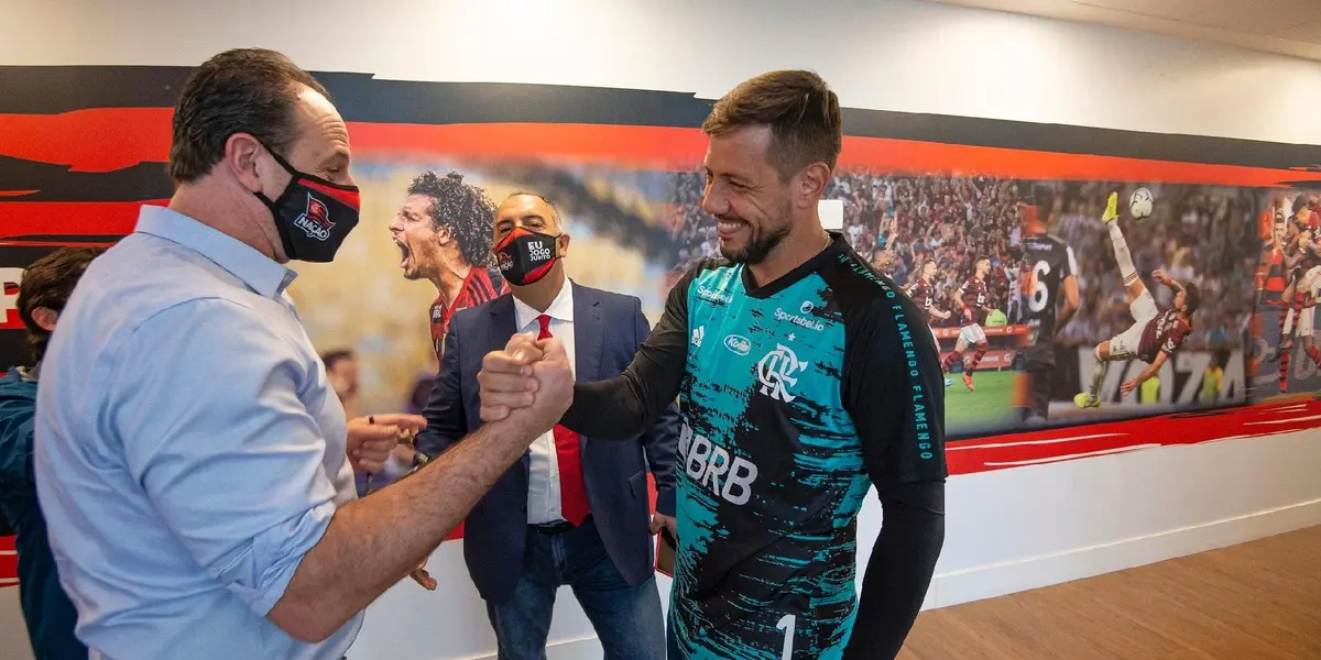 Diego Alves sofre nas mãos de Rogério Ceni