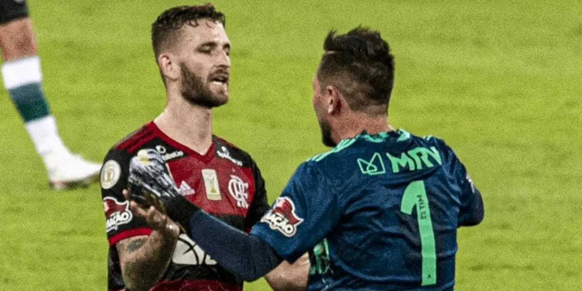 Diego Alves voltou ao Flamengo e já descontou sua raiva em Léo Pereira