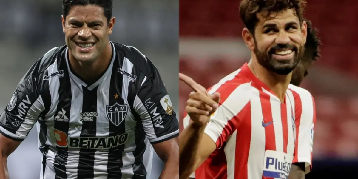 Diego Costa está perto de ser o novo reforço do Atlético-MG e pode fazer dupla infalível com Hulk