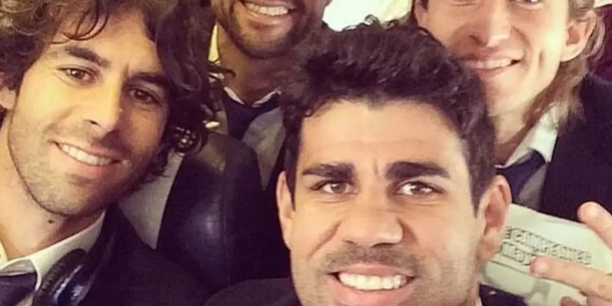 Diego Ribas comemorou o reforço de Diego Costa no Atlético-MG e chamou a atenção dos torcedores nas redes sociais