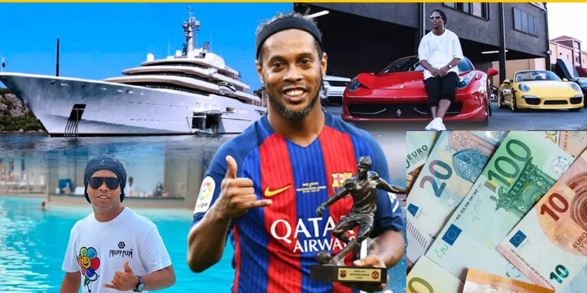 Dizem que ele está falido, a fortuna que Ronaldinho tem em 2023