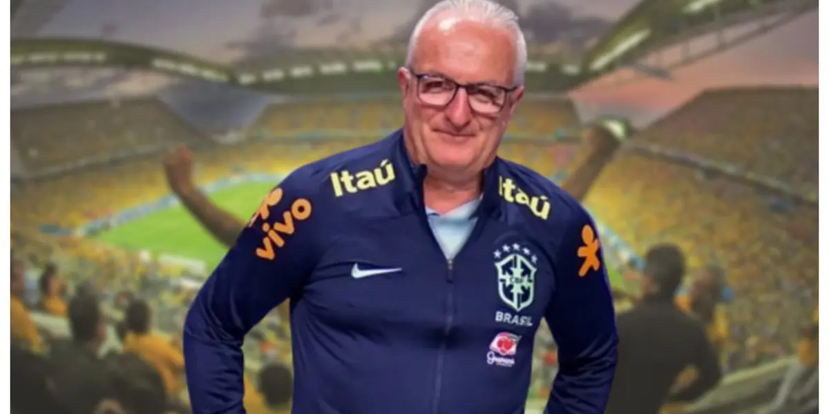 Dorival Júnior com a camisa da Seleção Brasileira