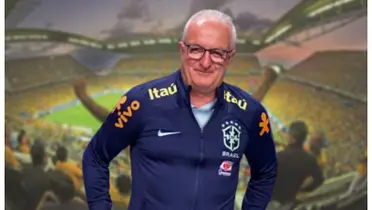 Dorival Júnior com a camisa da Seleção Brasileira