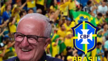 Dorival Júnior com a camisa da Seleção Brasileira