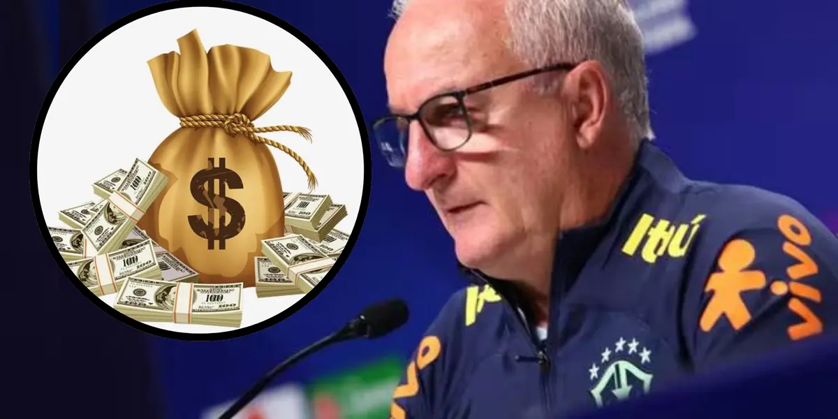 Dorival Júnior com a camisa da Seleção Brasileira