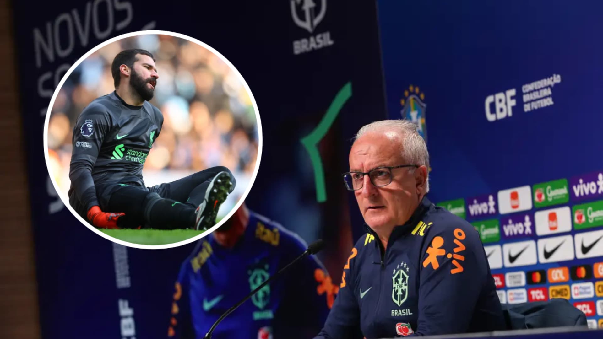 Dorival Júnior e Alisson Becker