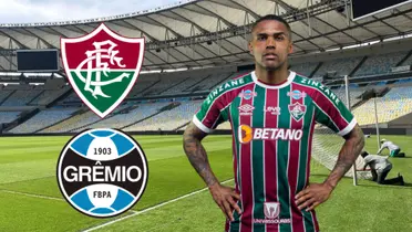 Douglas Costa com a camisa do Fluminense