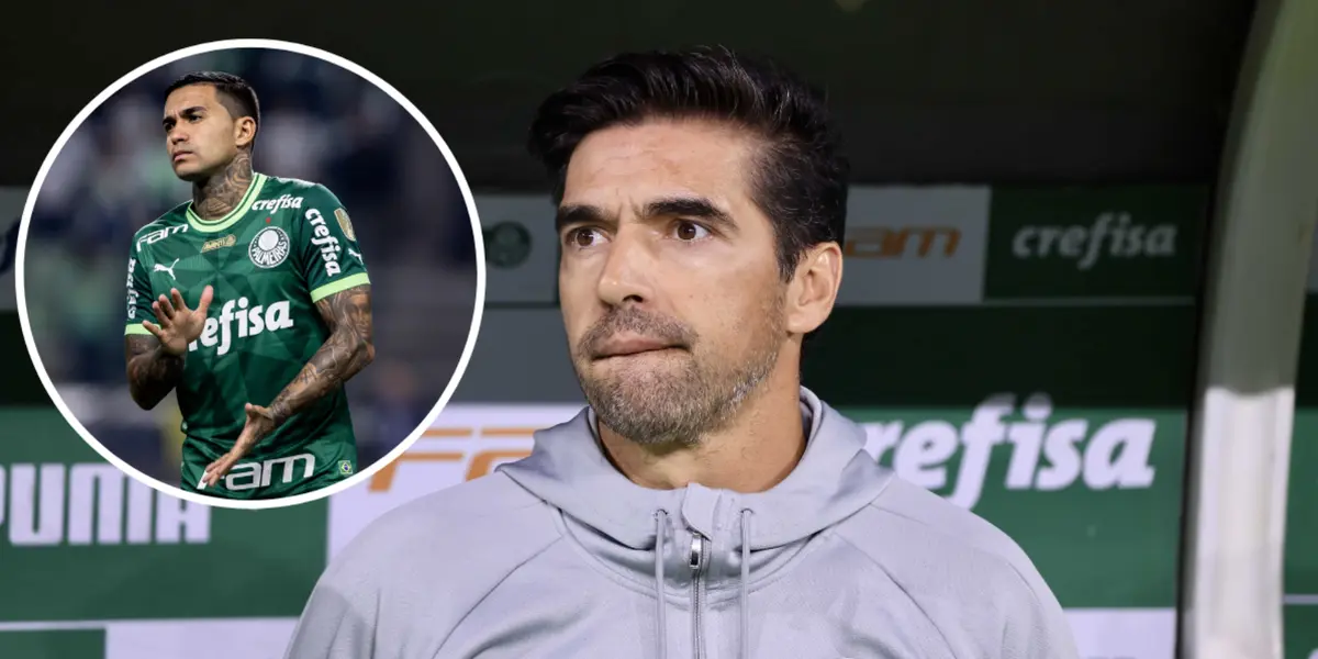 Dudu e Abel Ferreira no Palmeiras