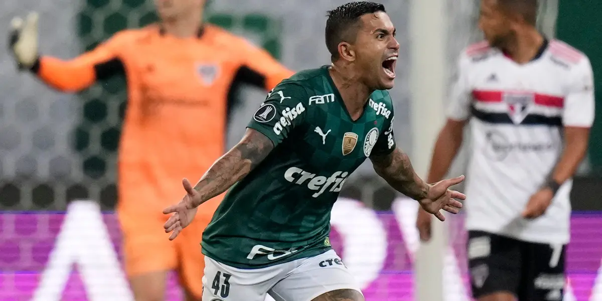 Dudu foi campeão da Copa Libertadores 2020, mas não da forma como gostaria ao ver Breno Lopes sendo o herói do título