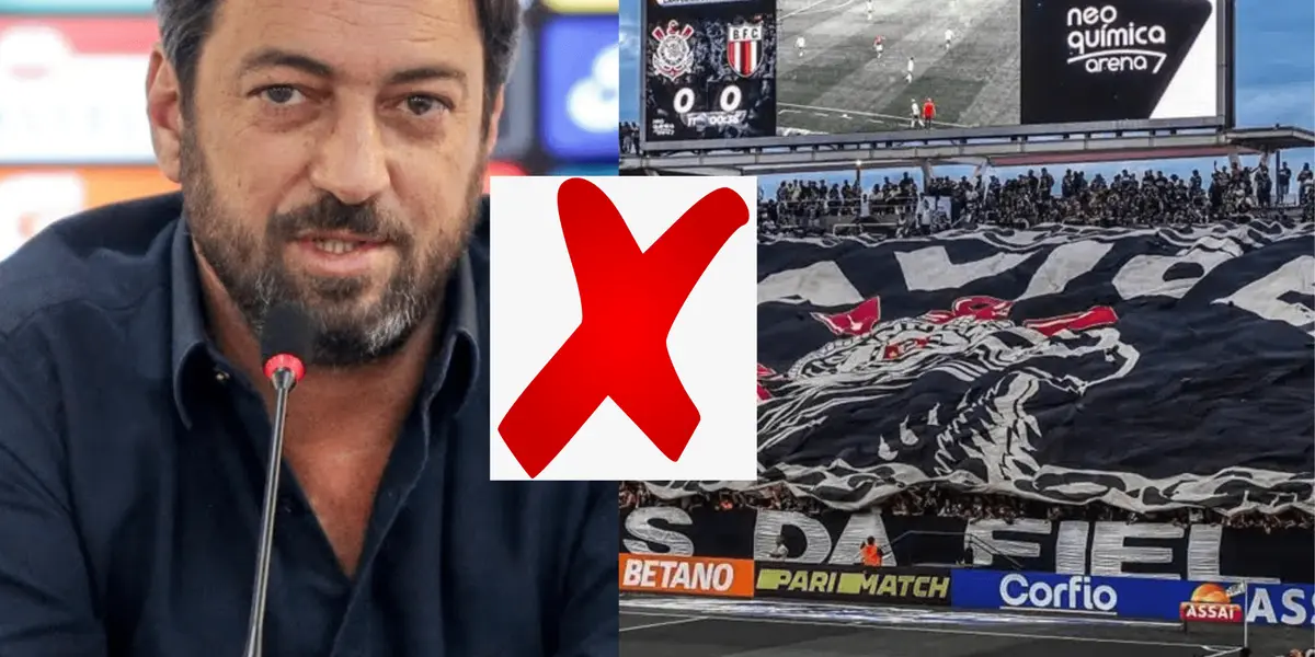 Duílio Monteiro disse que irá repensar a relação do Timão com a torcida organizada