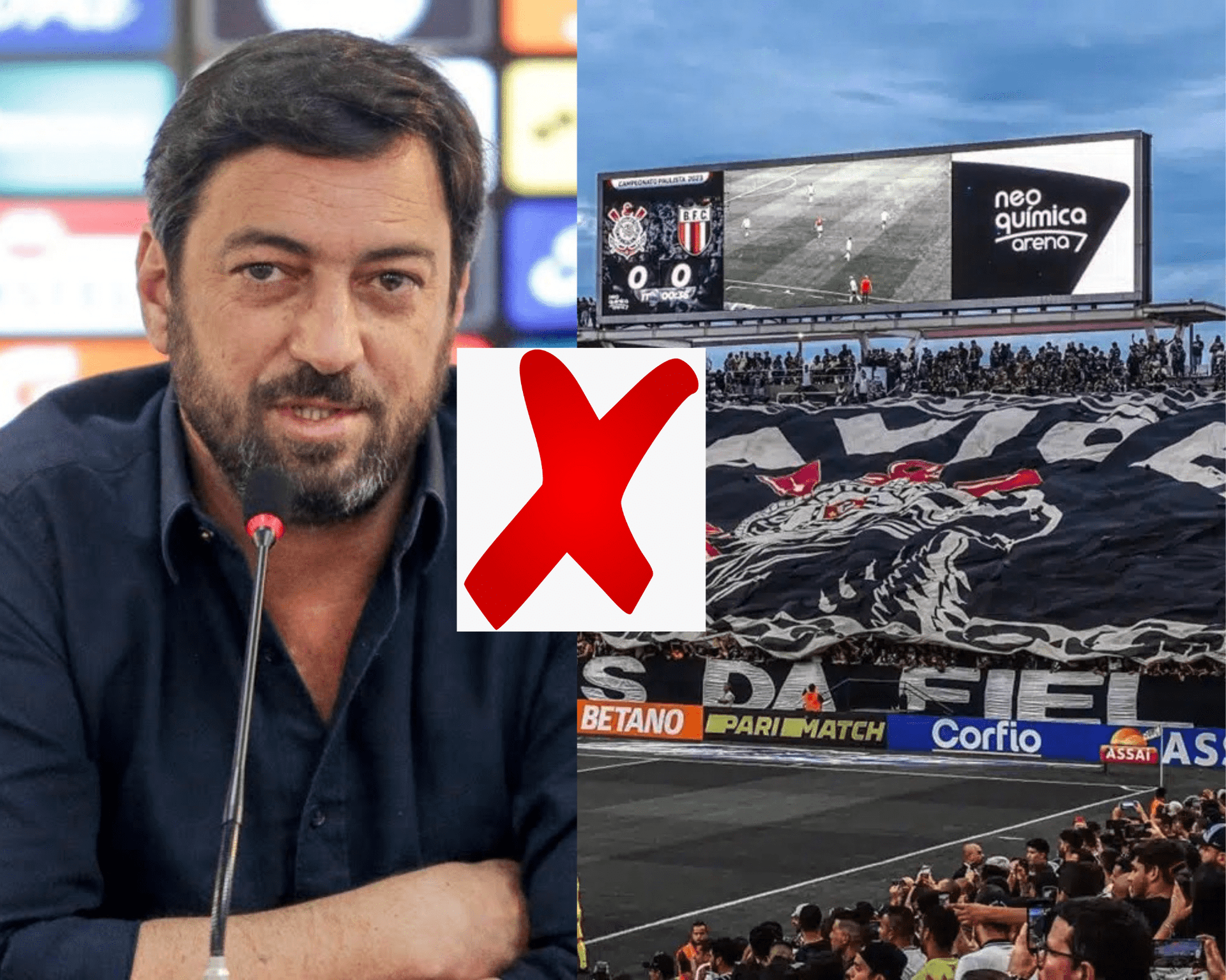 Duílio Monteiro disse que irá repensar a relação do Timão com a torcida organizada