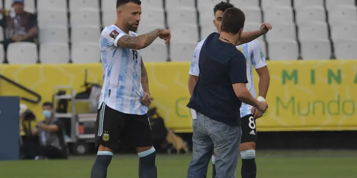 Dupla argentina quase partiu para as vias de fato com agente da Anvisa; partida foi interrompida logo aos cinco minutos de jogo