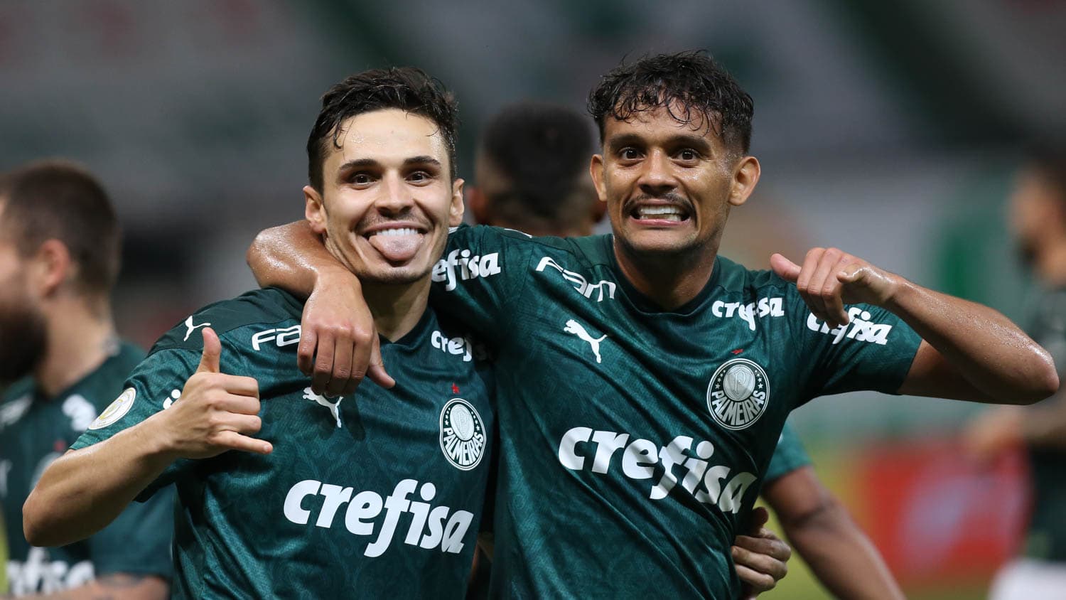 Dupla terminou como titular no meio-campo do Palmeiras e foram grandes responsáveis pelo título da Copa Libertadores 2021