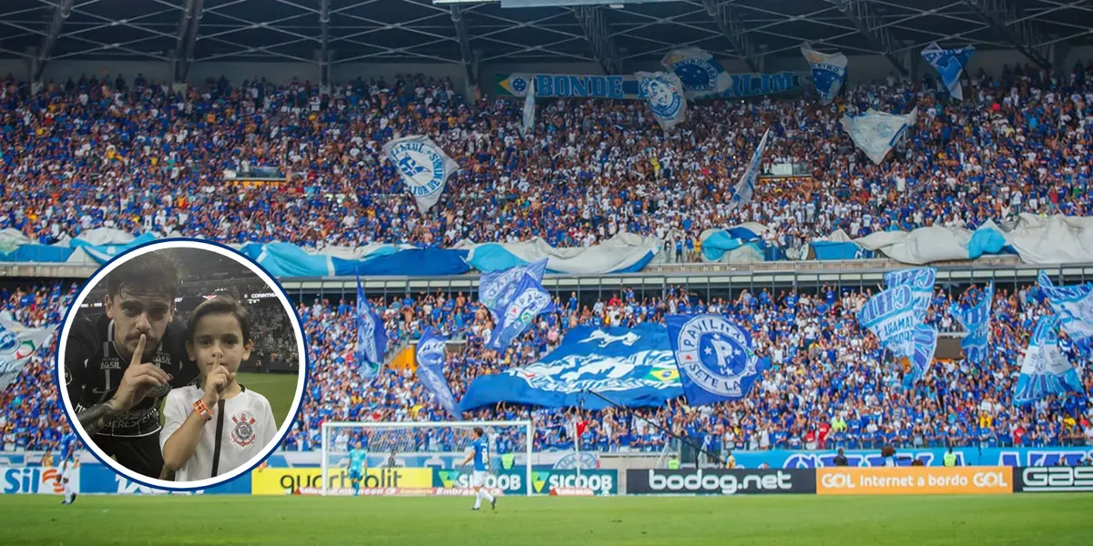 É filho de ídolo do Corinthians e agora vai defender o Cruzeiro