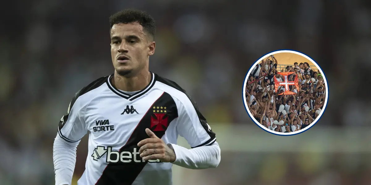 É isso o que a torcida do Vasco faz com Coutinho (Foto: Vasco)