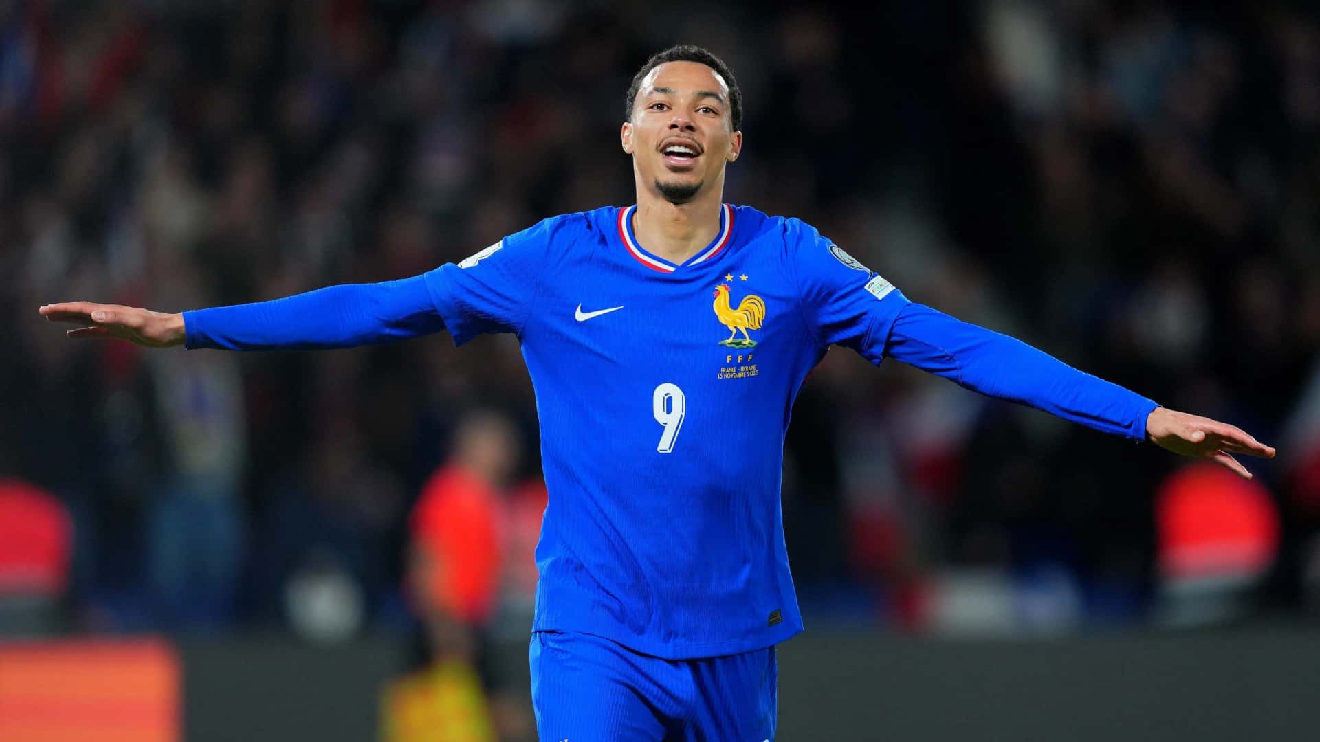 Ekitiké em ação pela Seleção Francesa. Foto: Mike Hewitt/Getty Images