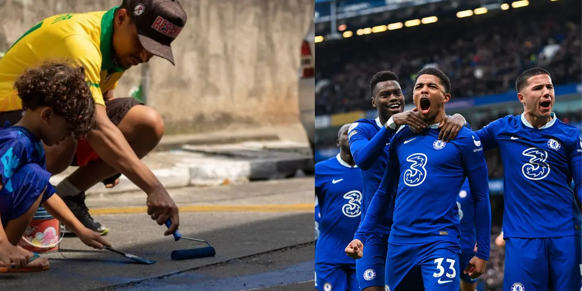 Ele pintava as ruas de sua comunidade para a Copa, hoje brilha no futebol europeu.