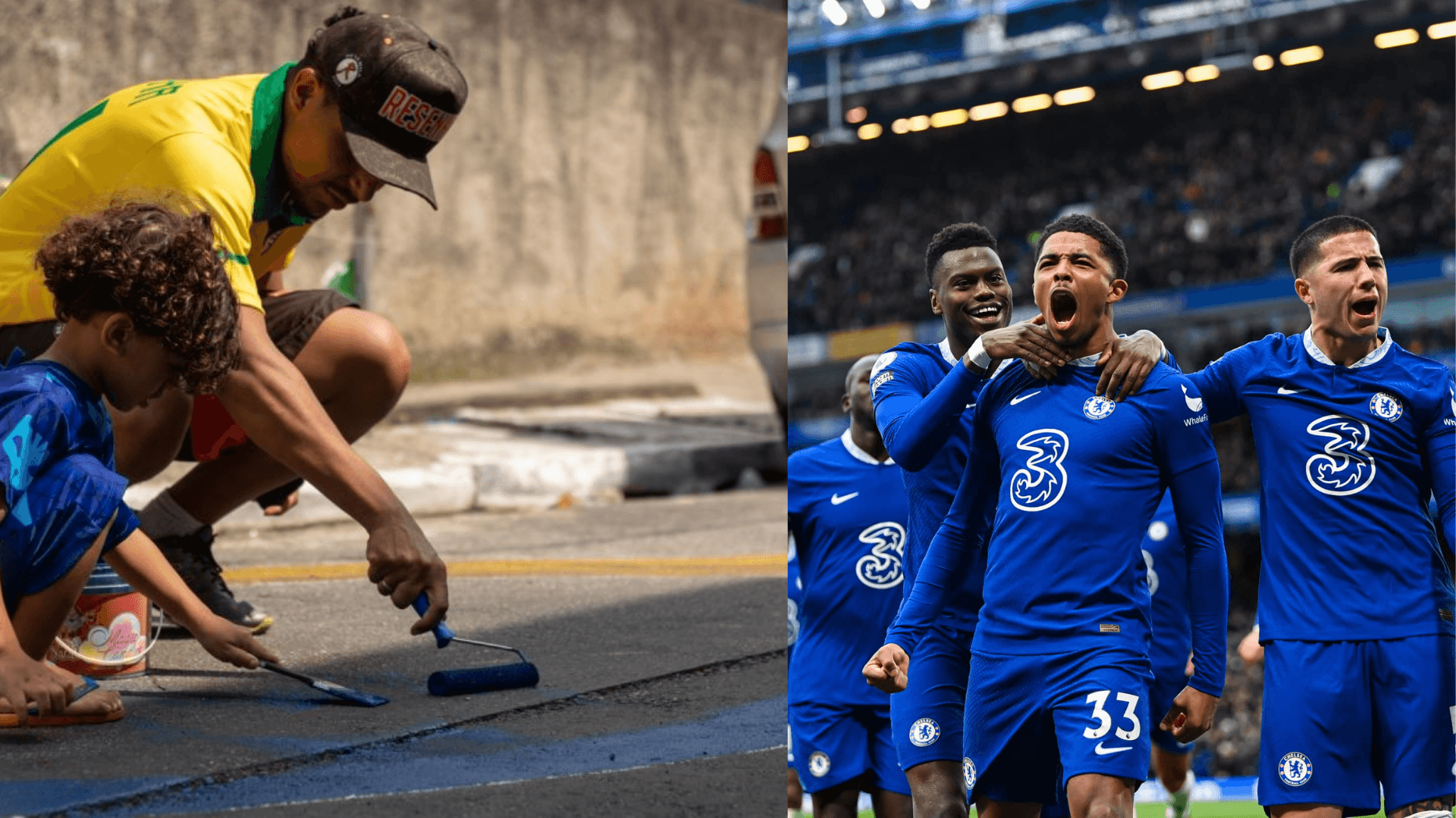 Ele pintava as ruas de sua comunidade para a Copa, hoje brilha no futebol europeu.