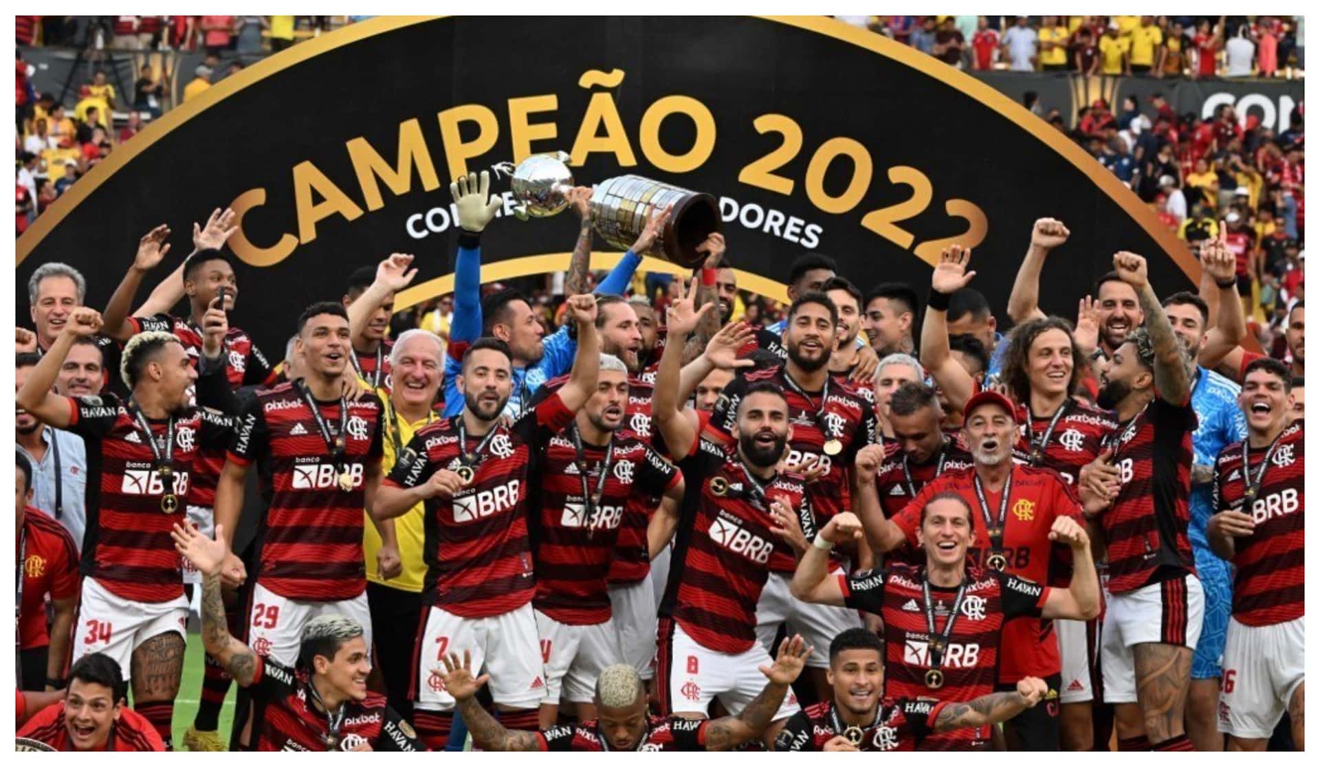 Elenco do Flamengo campeão da Libertadores de 2022