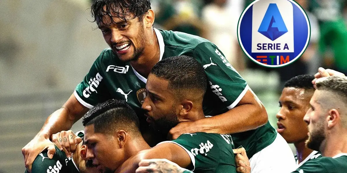 Elenco do Palmeiras reunido