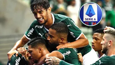Elenco do Palmeiras reunido