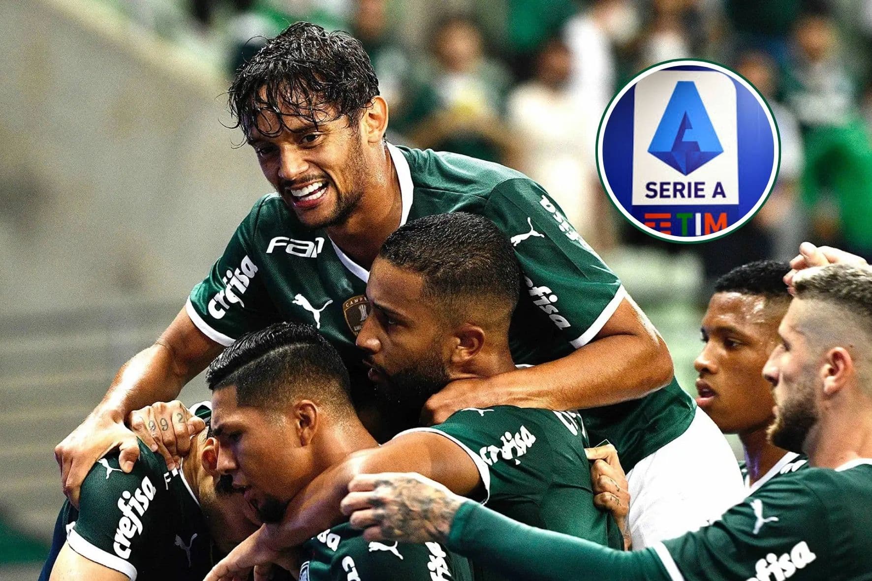 Elenco do Palmeiras reunido
