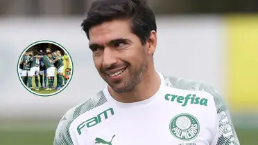 Elenco do Palmeiras reunido