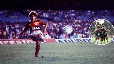 Em evento, essa foi a reação Zico ao encontrar um craque do Atlético-MG atualmente