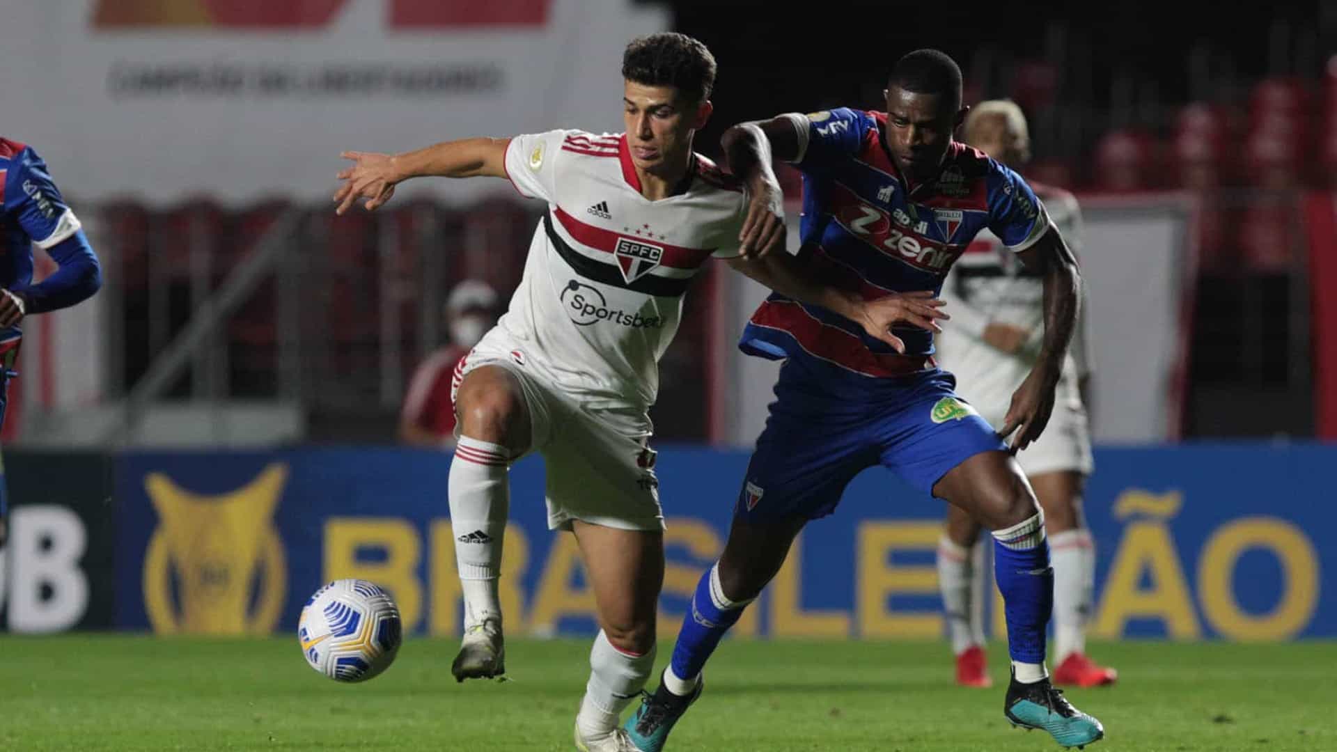 Em jogo recente, também no Morumbi, o Fortaleza venceu o São Paulo por 1x0 no Brasileirão 2021